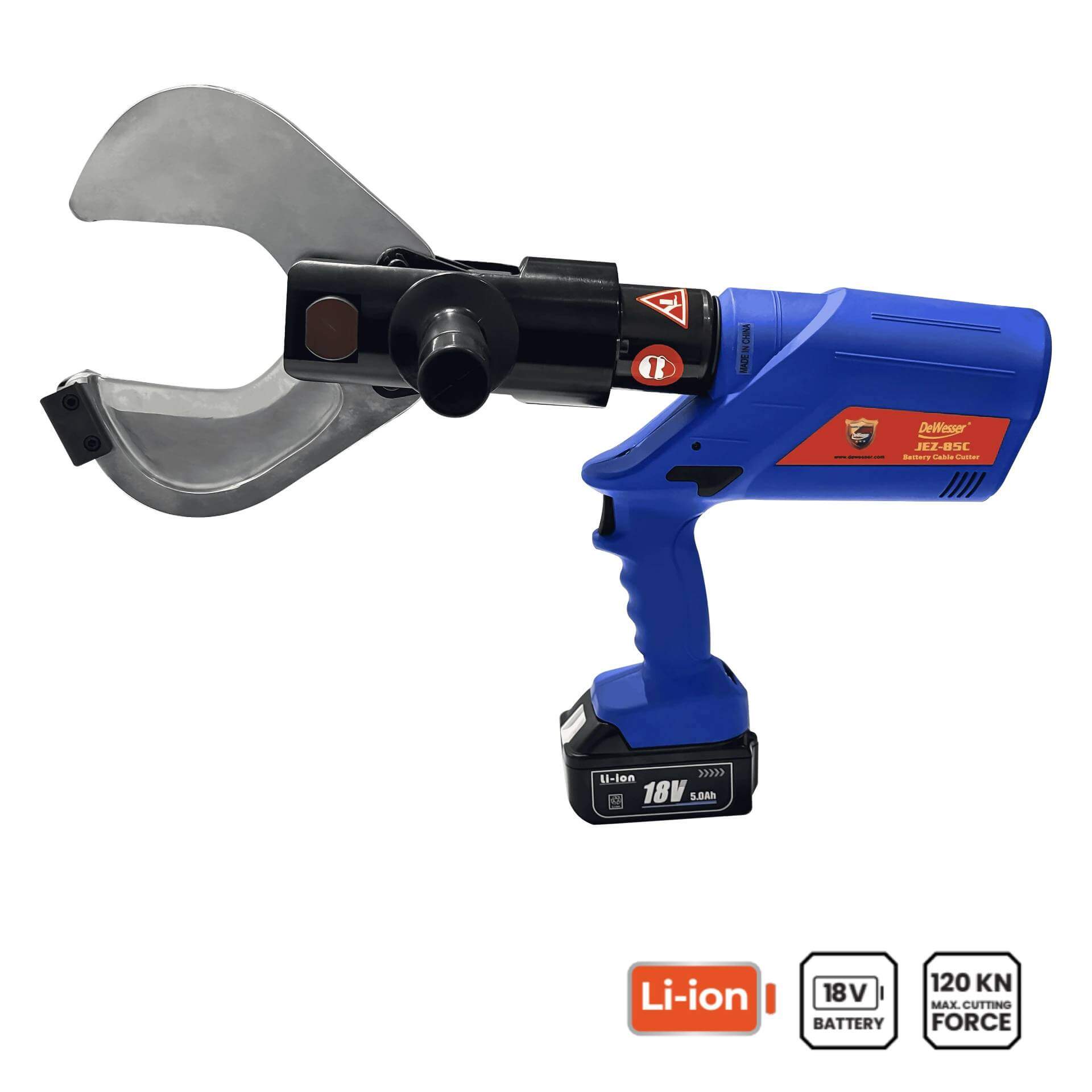 BATTERY POWERED CABLE CUTTING TOOL