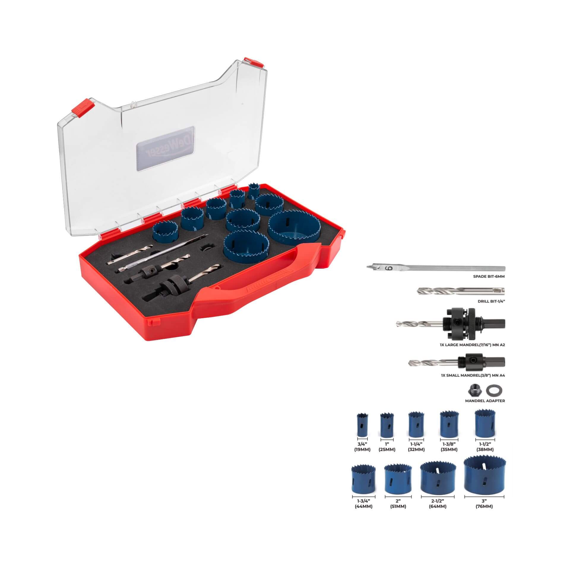 BI METAL HOLE SAW SET