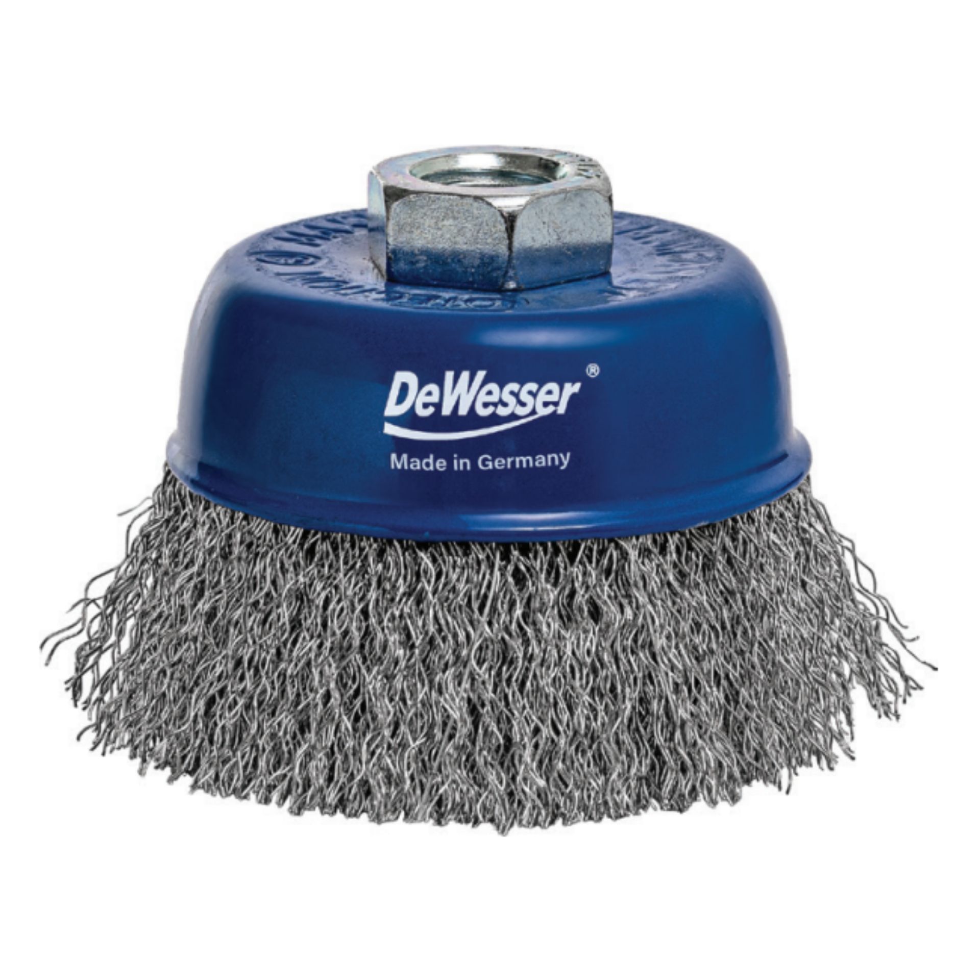 CUP WIRE BRUSH CRIMPED SS