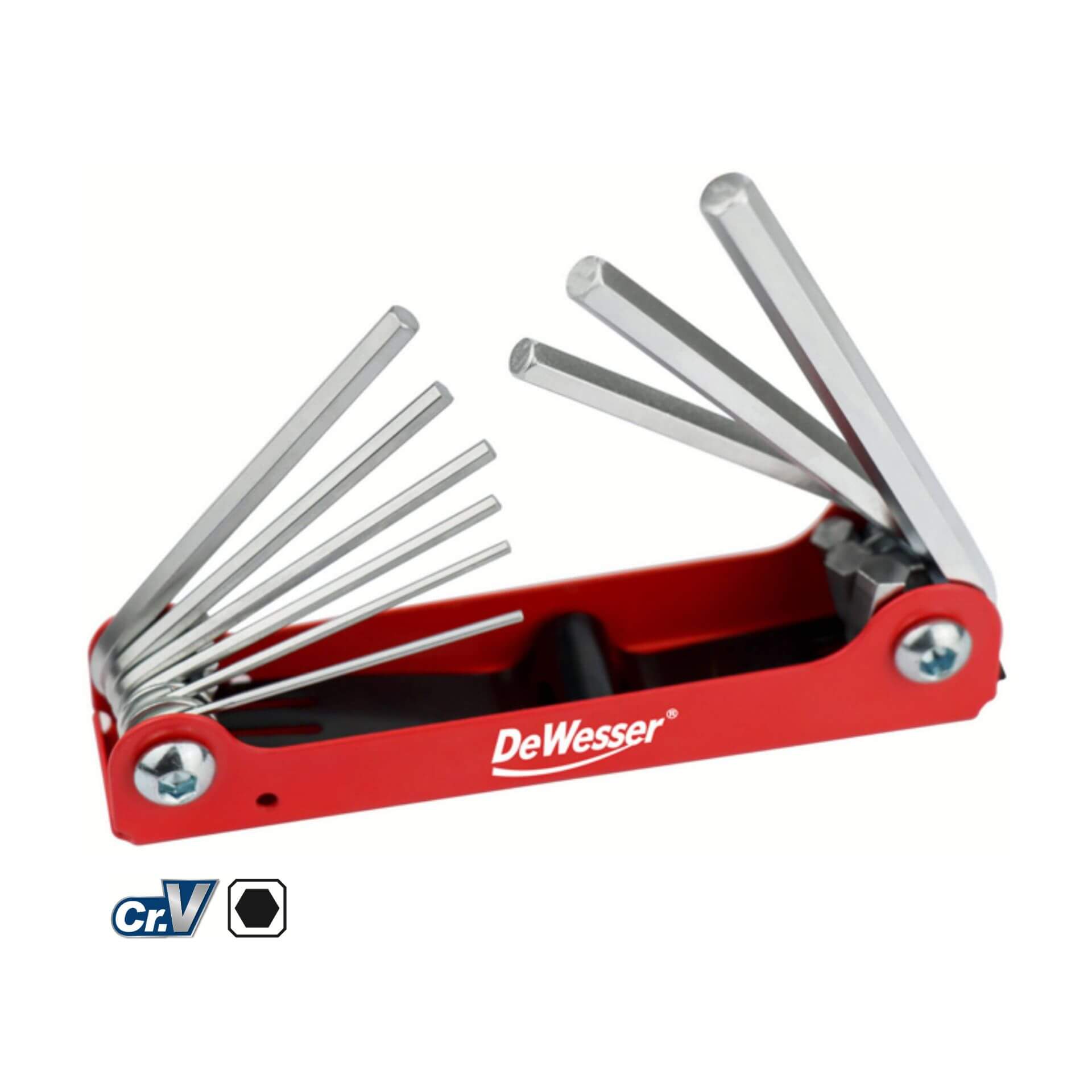FOLDING HEX KEY SET