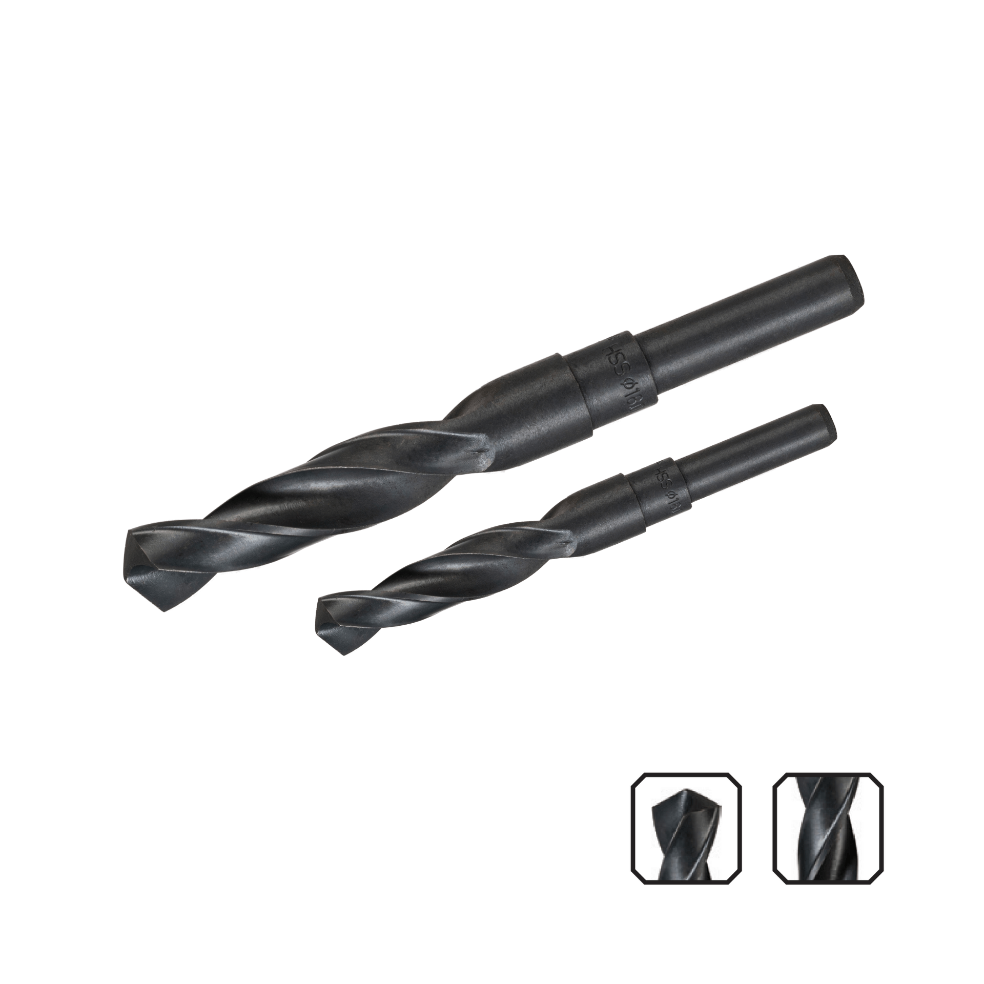 HSS HALF SHANK DRILL BITS