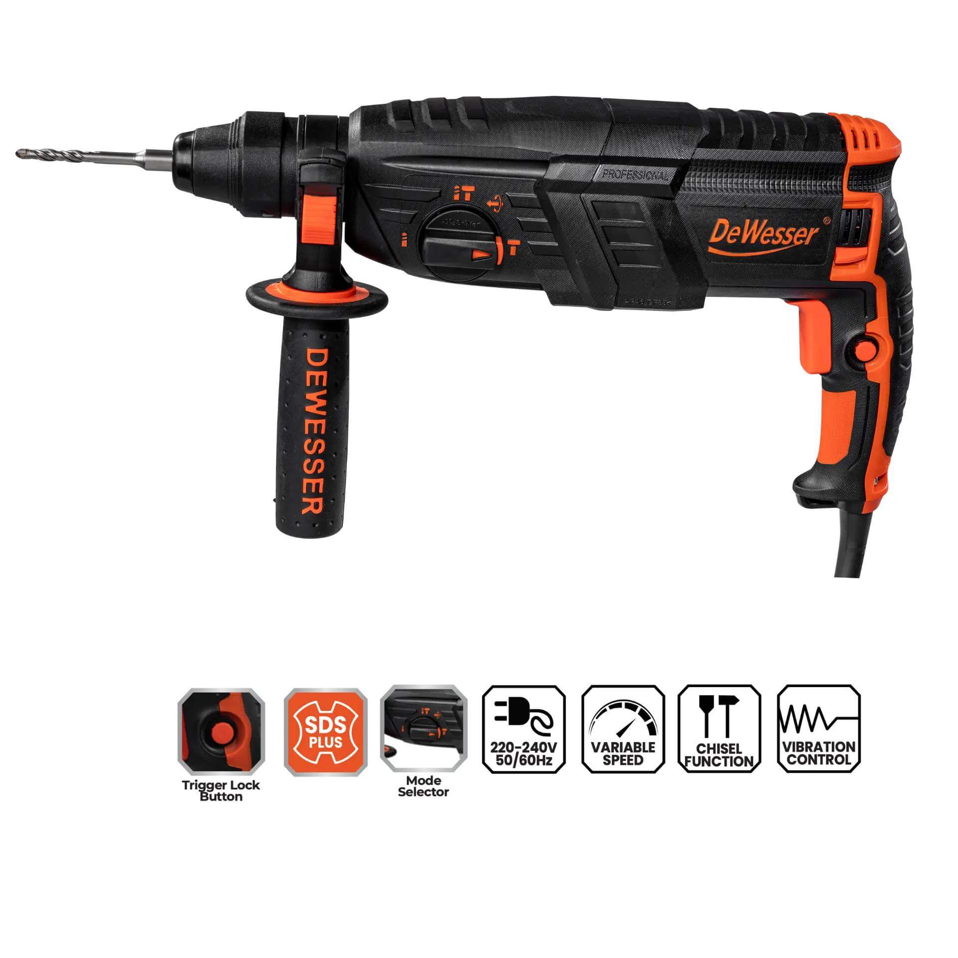 Rotary Hammer (28mm 800W)