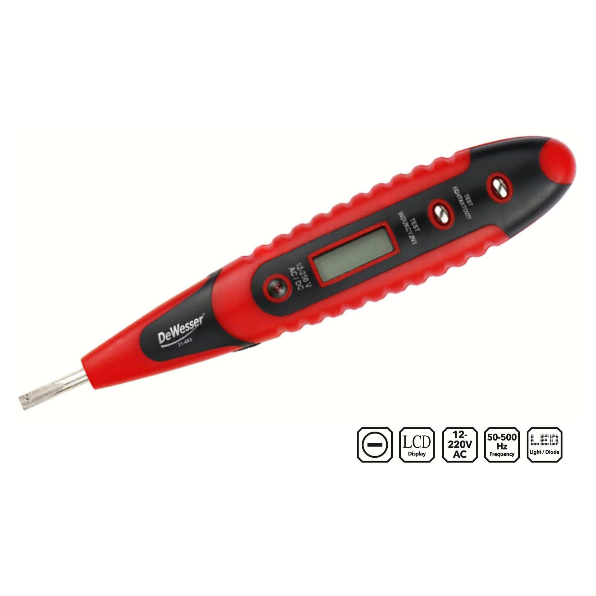 VOLTAGE TESTER LCD DISPLAY