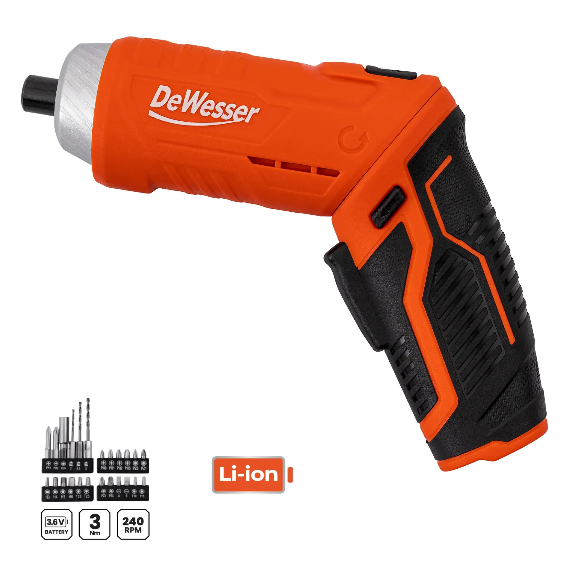 Cordless Screwdriver (3.6V)