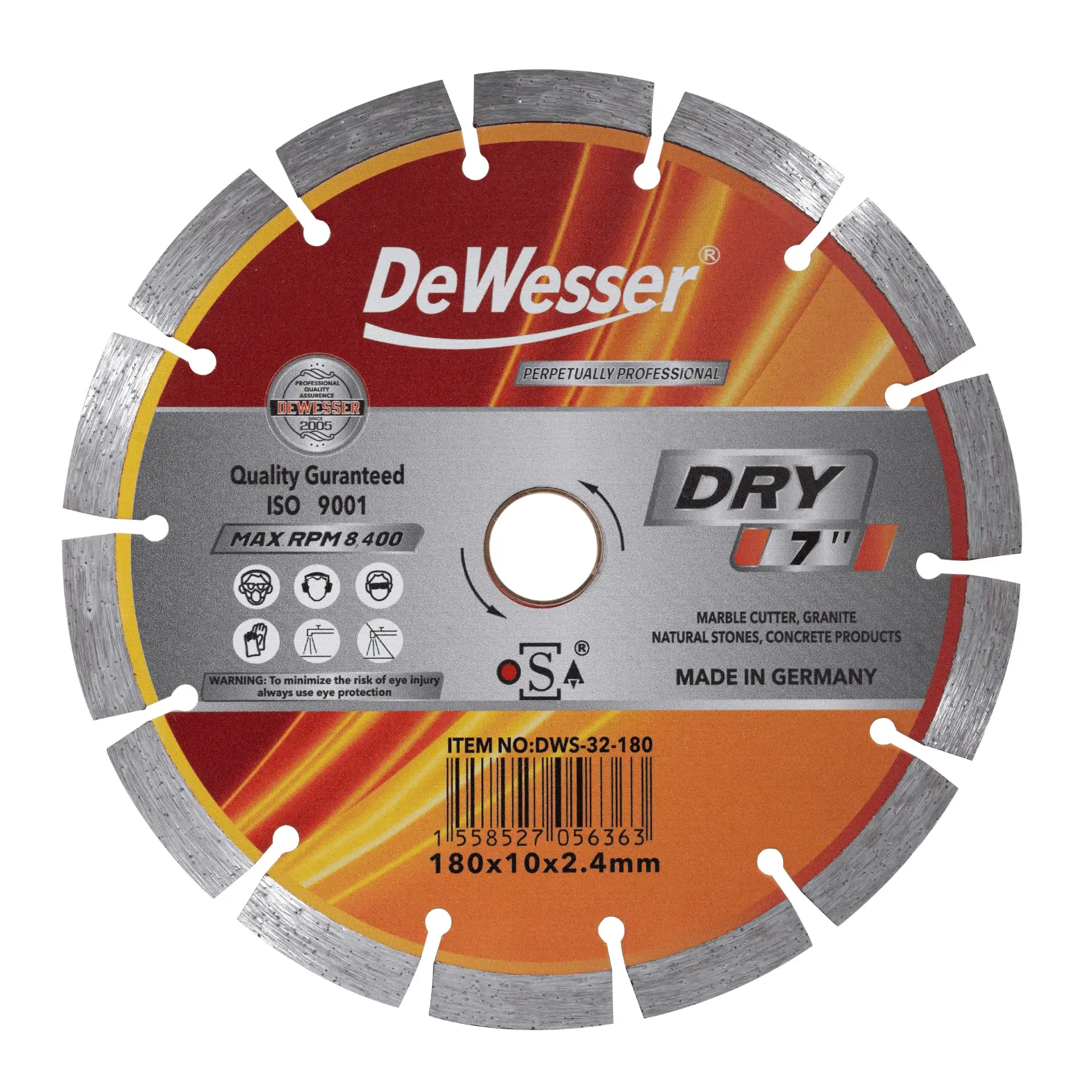 DIAMOND CUTTING DISC SEGMENTED
