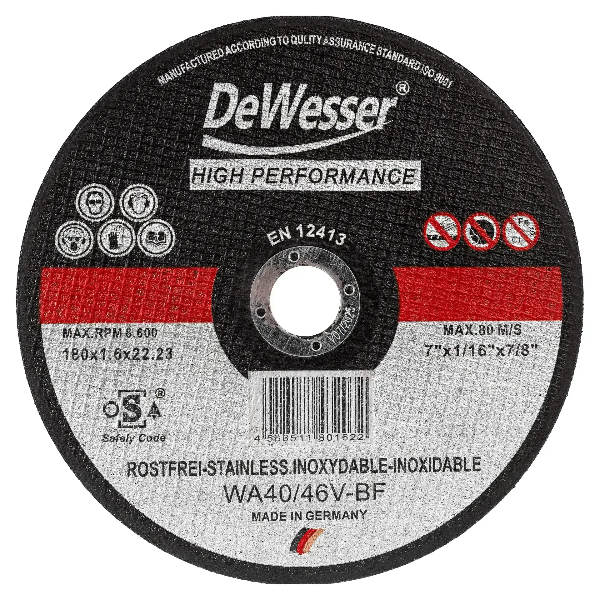 STAINLESS STEEL CUTTING DISC
