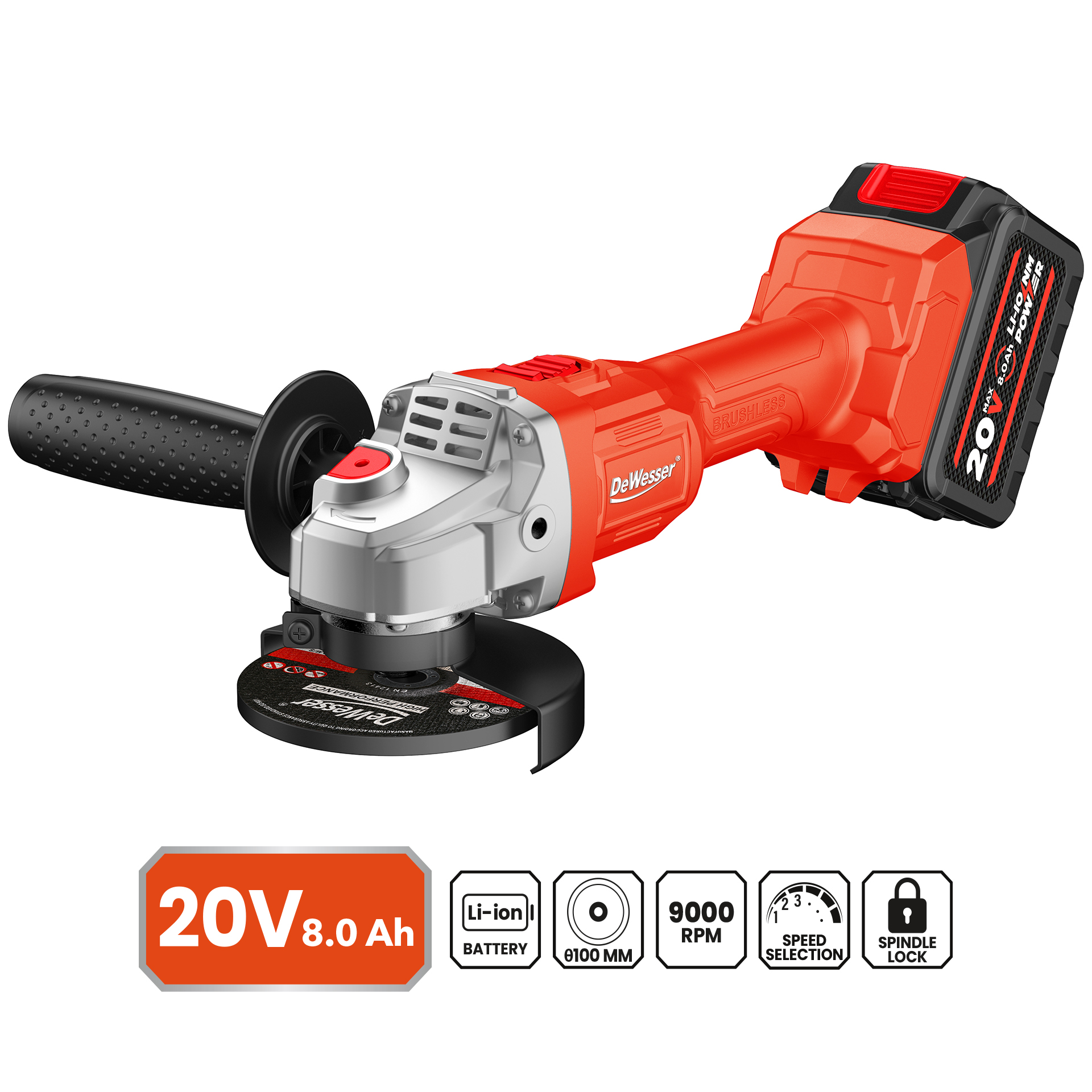 CORDLESS ANGLE GRINDER